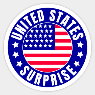 Surprise USA Sticker